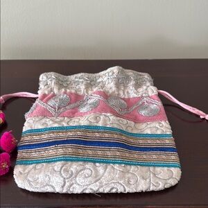Indian Drawstring Pouch